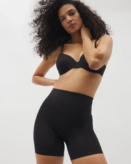 Mid-Level Shaping Seamless Shorts - BLACK | Soma near me