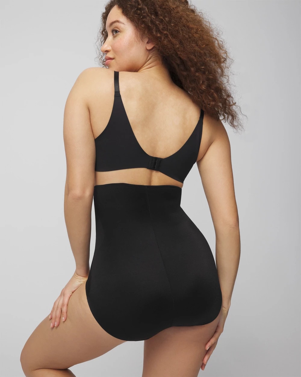 Mid-Level Shaping Vanishing Edge High-Waist Brief - BLACK | Soma sale