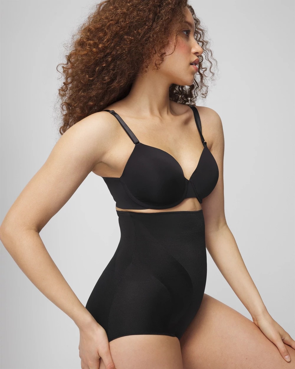 Mid-Level Shaping Vanishing Edge High-Waist Brief - BLACK | Soma sale