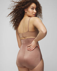 Mid-Level Shaping Vanishing Edge High-Waist Brief - WARM SIENNA | Soma Online