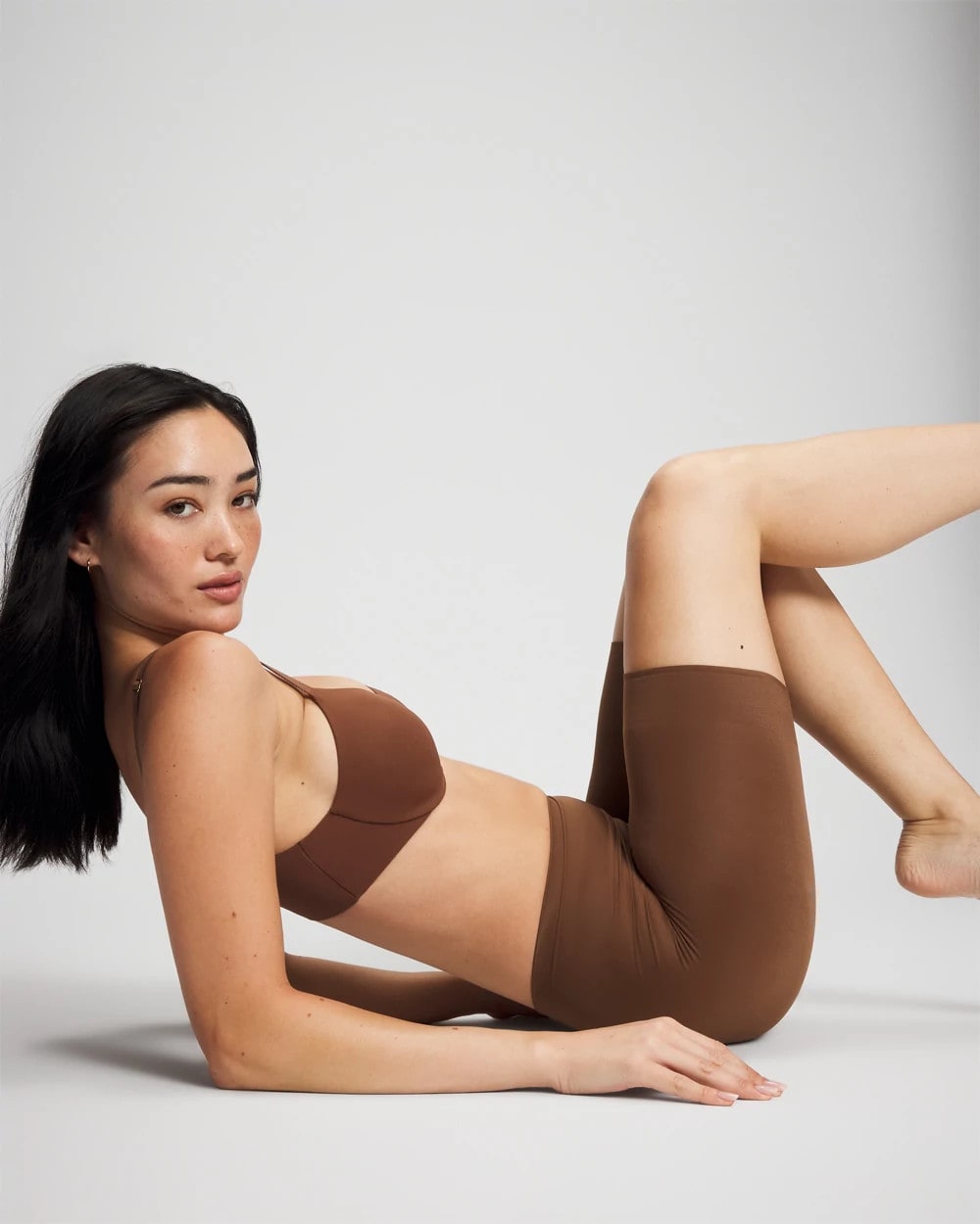 Mid Level Cooling High Waisted Short - CINNAMON LATTE | Soma for sale