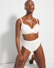 Ring Master High-Waist Swim Bottom - COCONUT WATER | Soma on sale