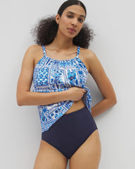 Beyond Control Sea Life High-Waist Swim Bottom - DARK NAVY | Soma sale