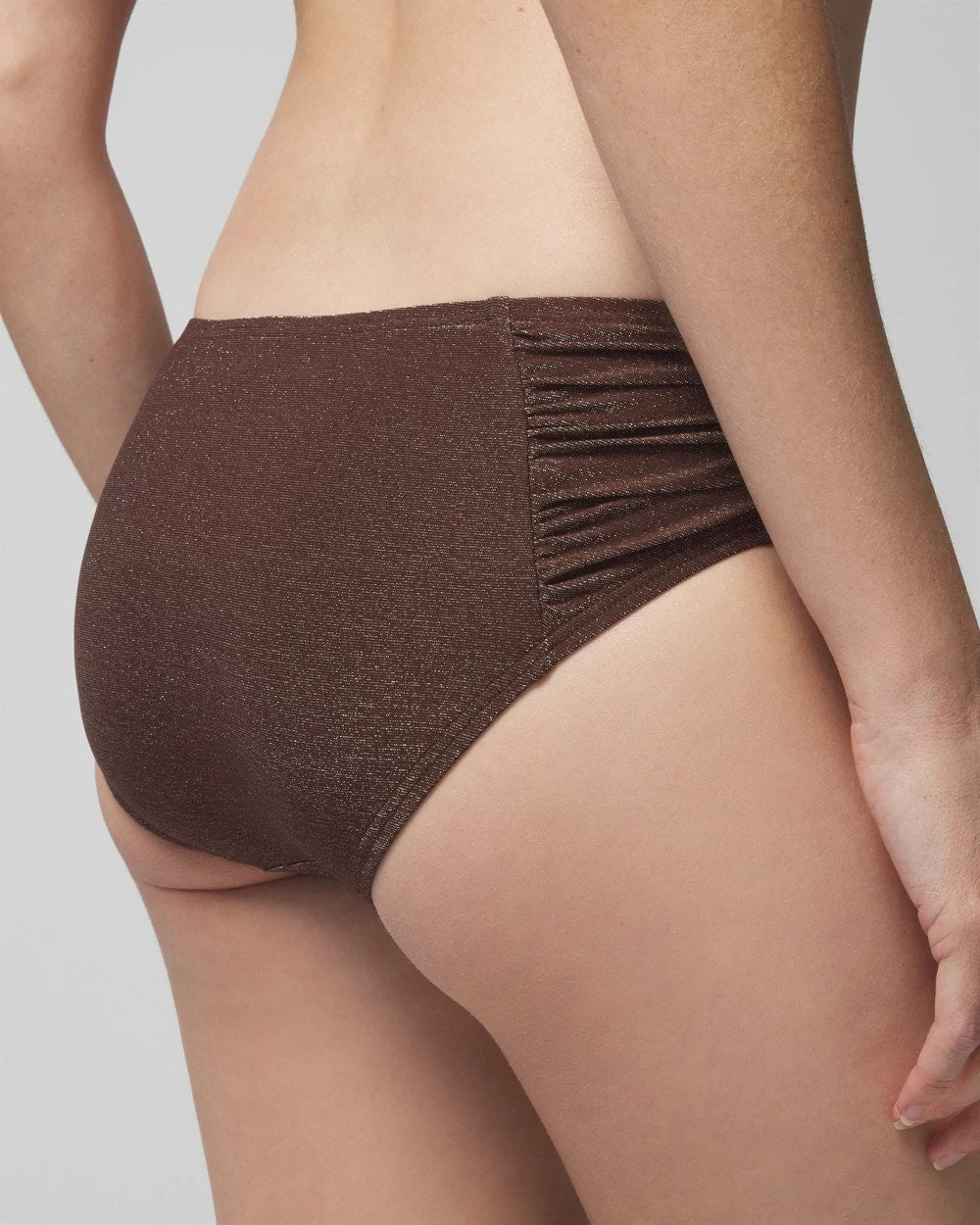 Ruched Bikini Bottoms - DOLCE VIDA DARK NUDE | Soma outlet