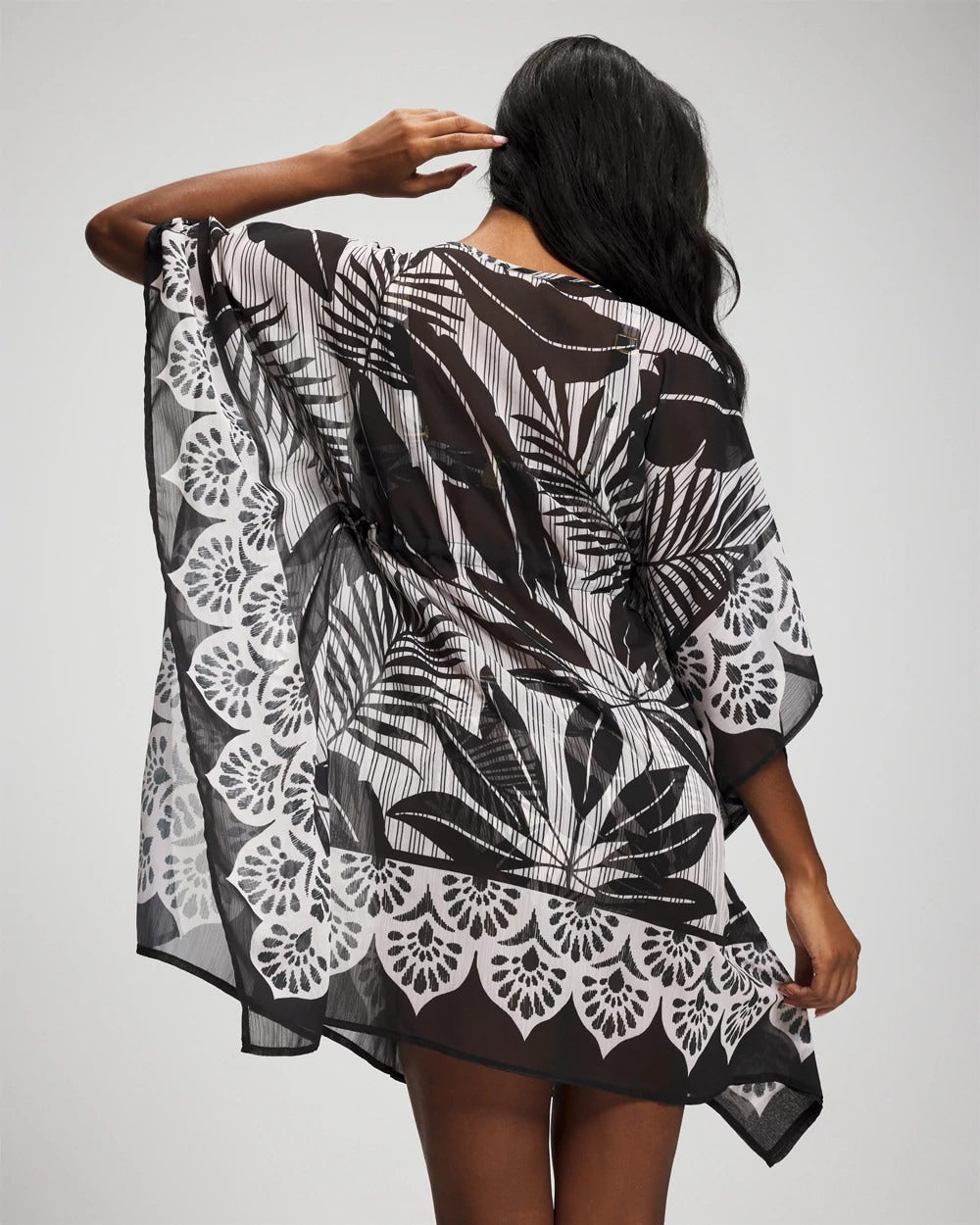 Island Time Caftan - BLACK | Soma on sale