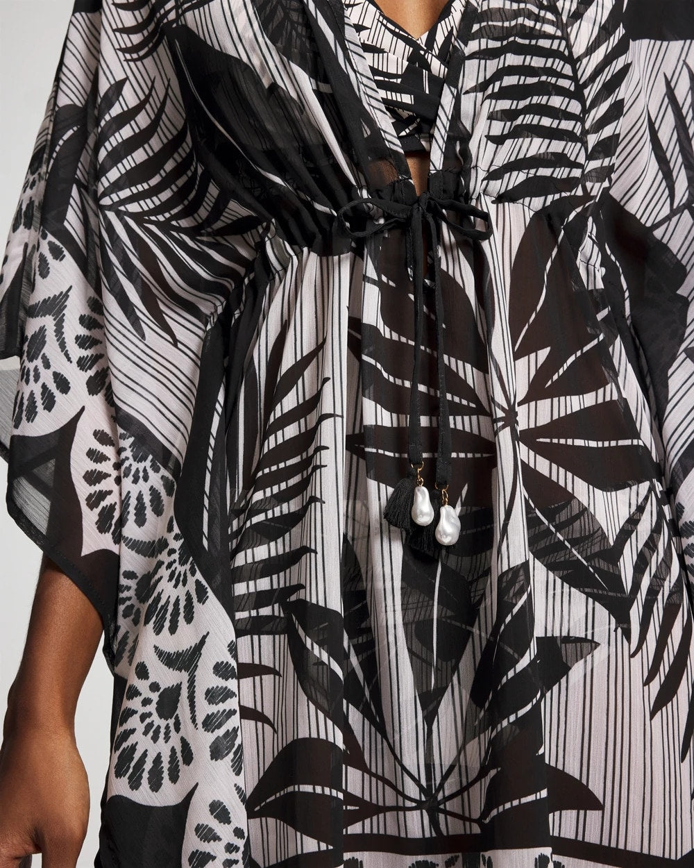 Island Time Caftan - BLACK | Soma on sale