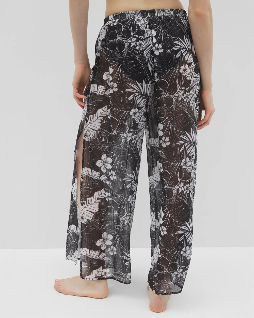Double Duty Side Slit Pant - BLACK | Soma Online