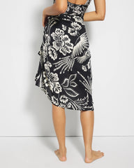 Rayon Crepe Pareo - FLY BY NIGHT MINI BLACK | Soma for sale