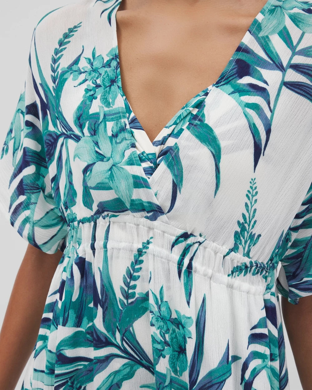 Rayon Crepe Cover Up - PALM PERFECT COCONUT | Soma discount