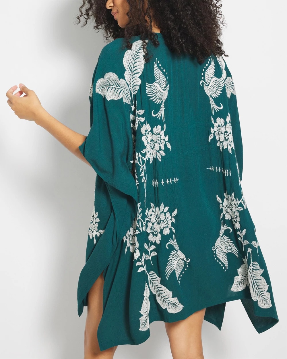 Embroidered Cover-Up - DEEP TEAL | Soma outlet