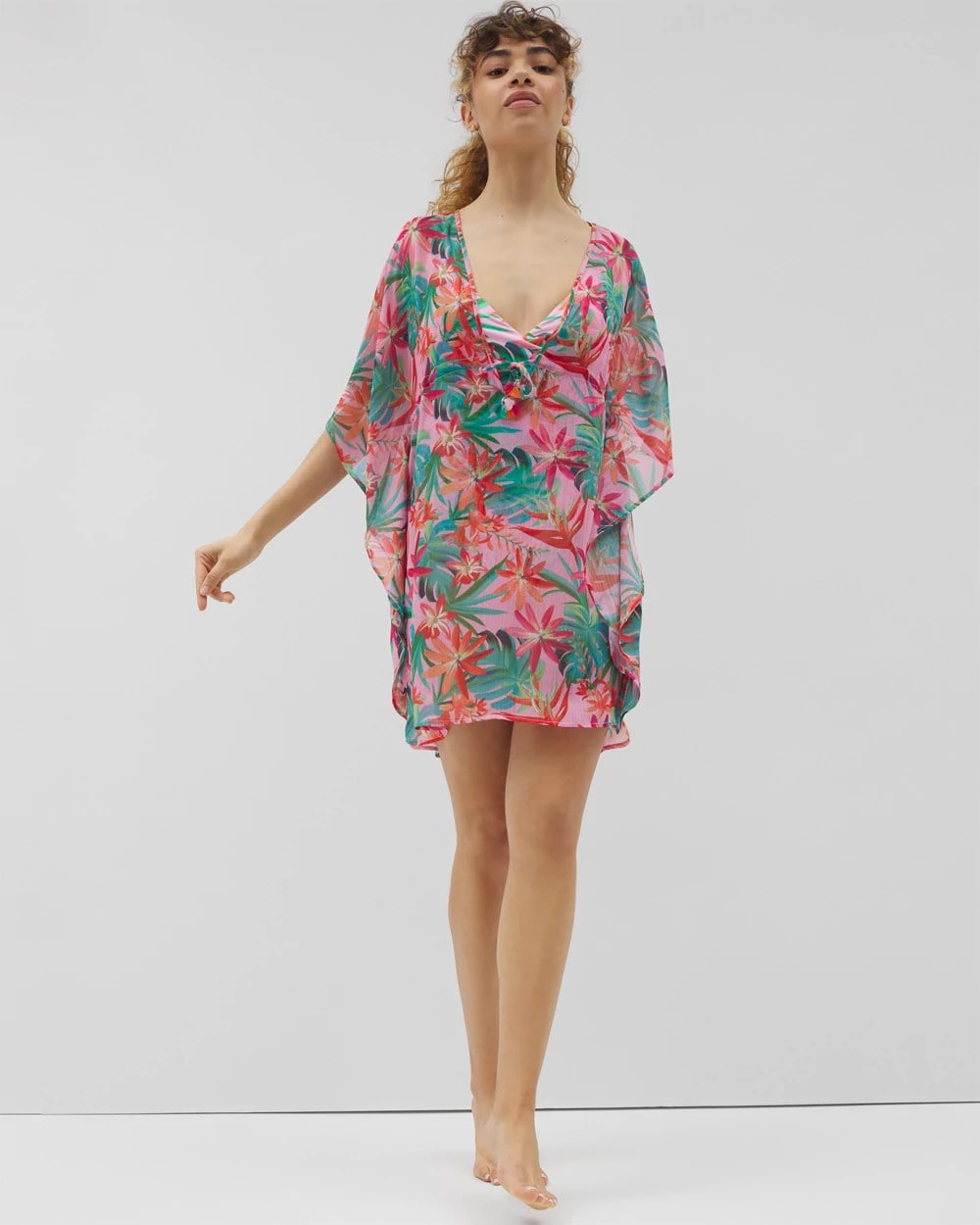 Everything Under the Sun Chiffon Caftan - MULTI | Soma near me