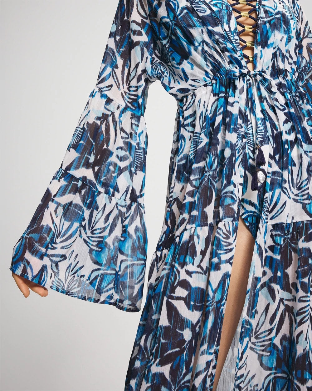 Turning Tides Keep It Moving Chiffon Dress - MULTI | Soma on sale