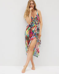 Keep It Moving Chiffon Ruffle Sarong - MULTI | Soma near me