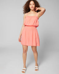 Bandeau Pom-Trim Cover-Up - SHELL PINK | Soma on sale