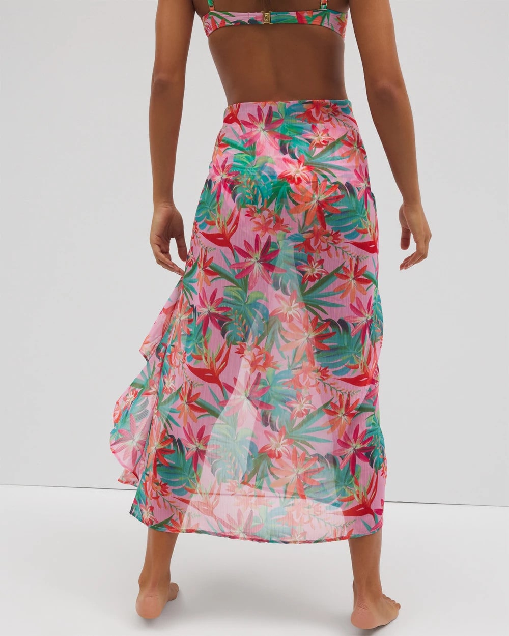 Everything Under the Sun Ruffle Pareo - MULTI | Soma sale