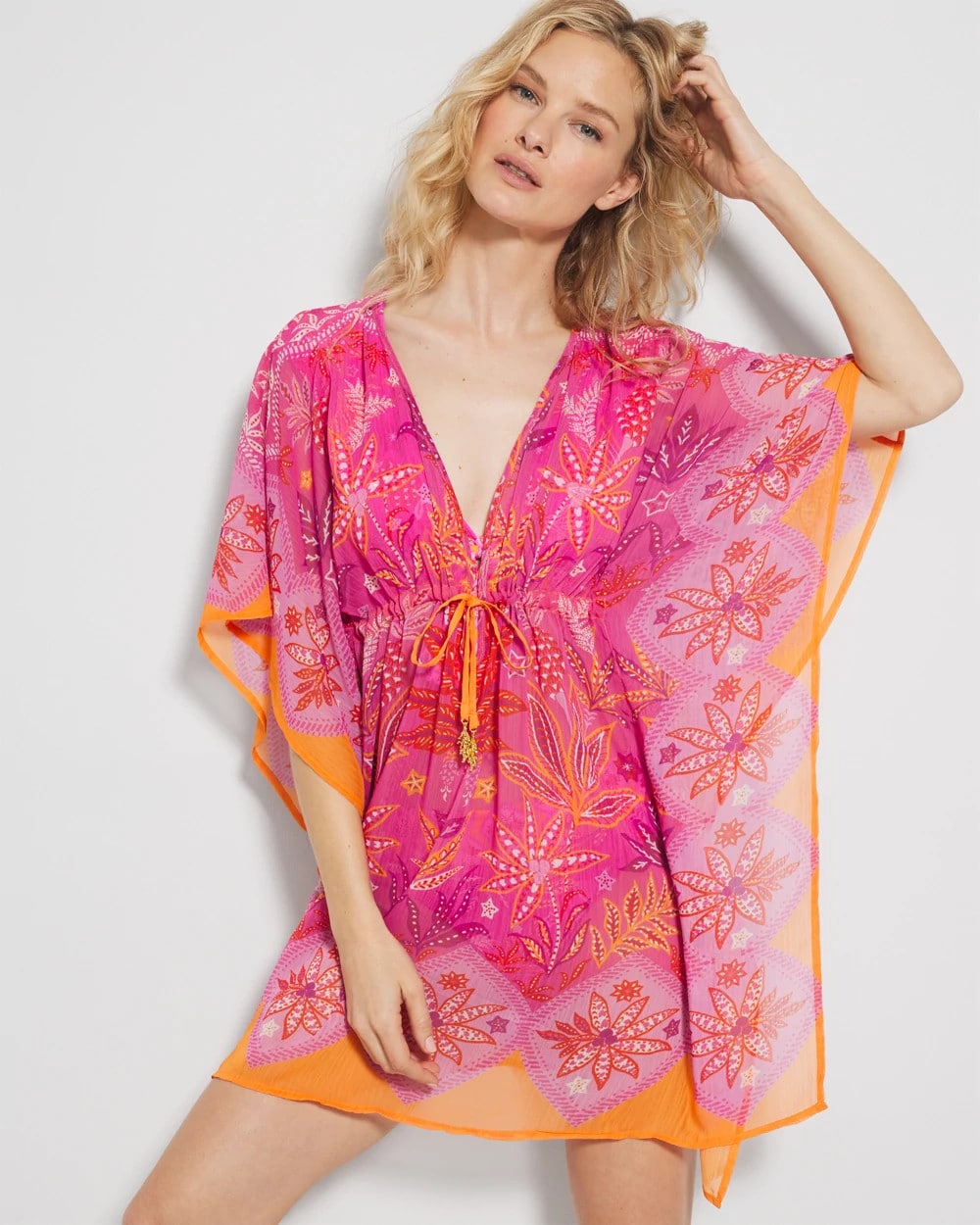 Desert Bloom Caftan - DAHLIA MULTI | Soma discount