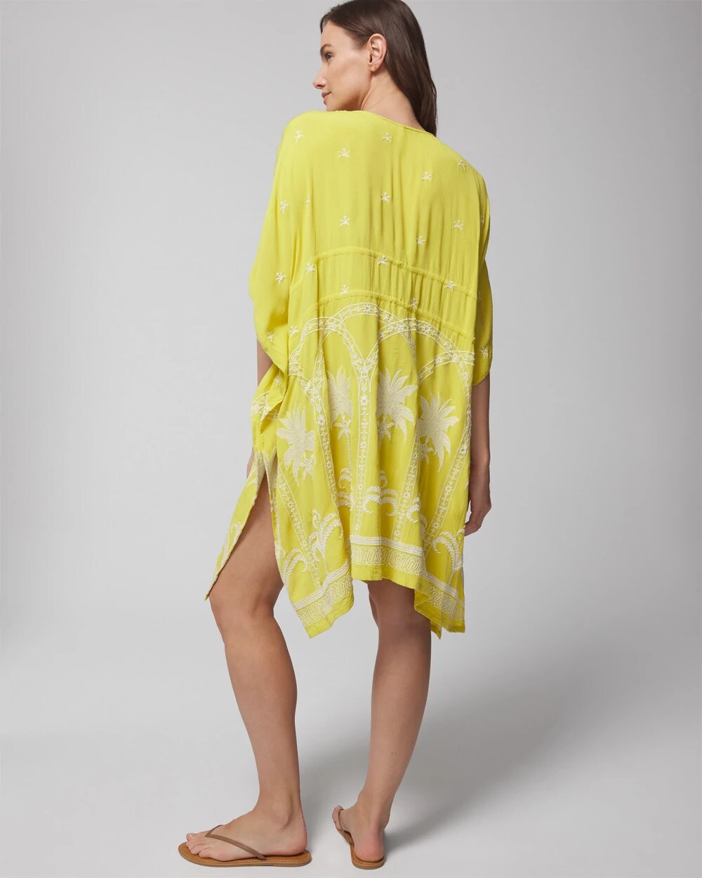 Embroidered Cover-Up - KEY LIME | Soma Online