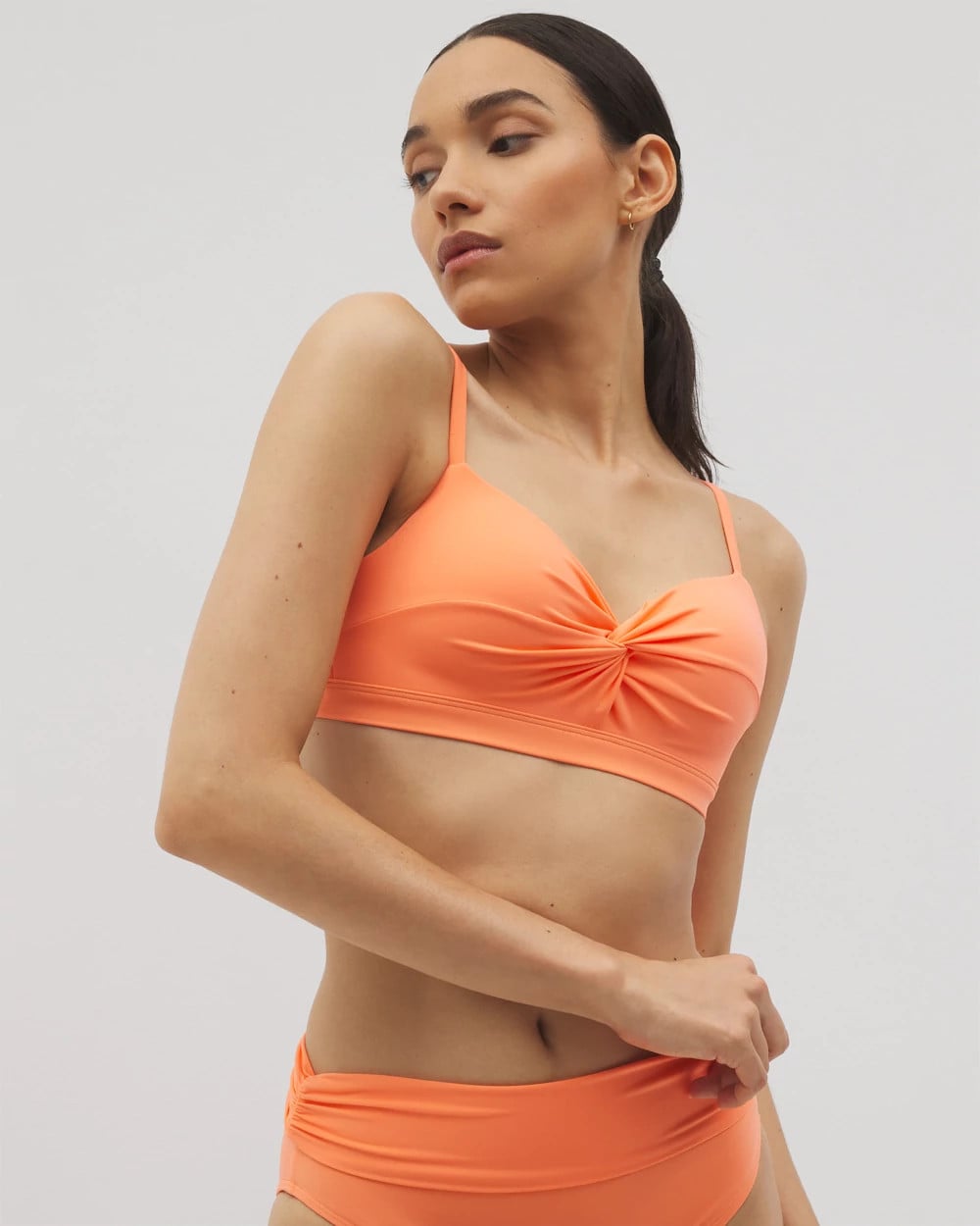 Enbliss Wireless Bikini Top - FUSION CORAL | Soma Online