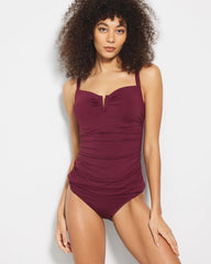 V-Wire Tankini Top - VELVET PLUM | Soma for sale
