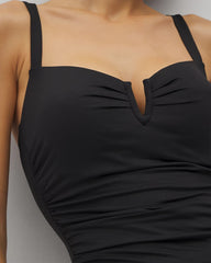 V-Wire Tankini Top - BLACK | Soma on sale