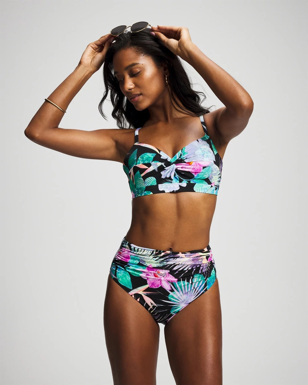 Enbliss Wireless Bikini - LUSH TROPICAL BLACK | Soma Online