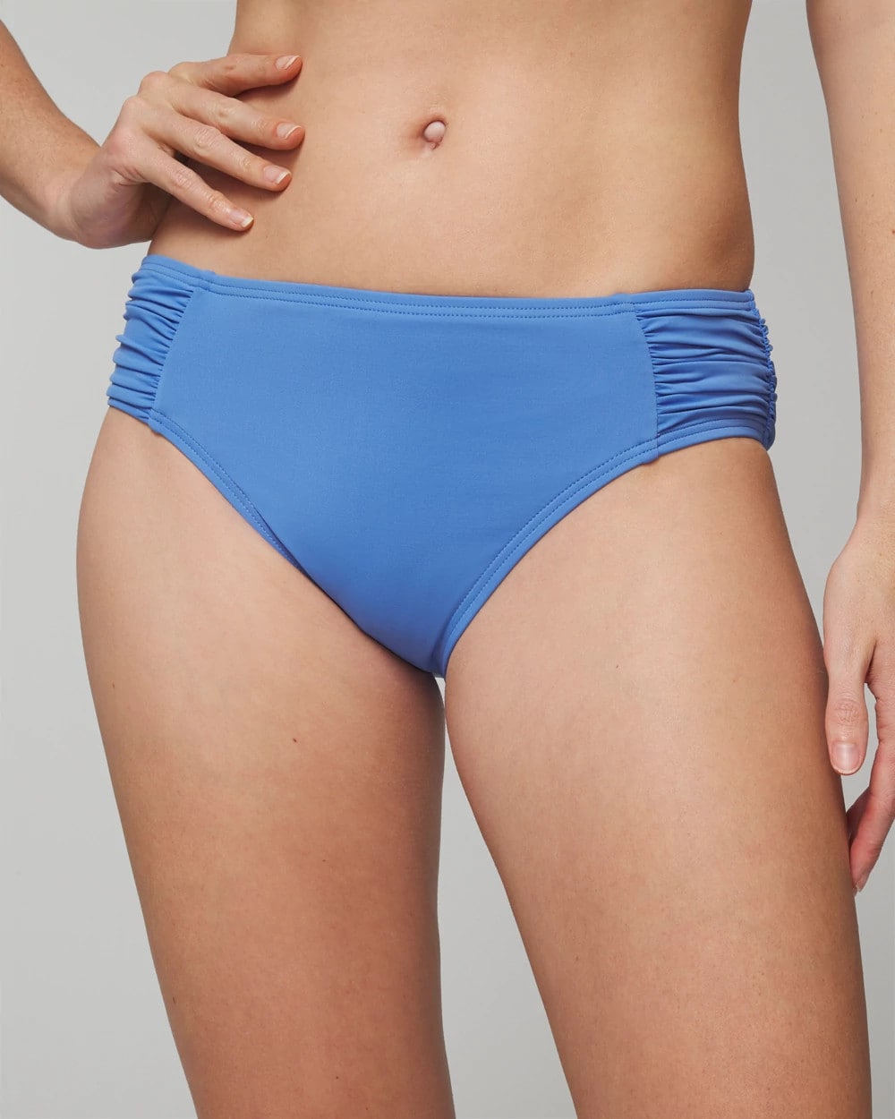 Ruched Bikini Bottoms - FRENCH BLUE | Soma for sale