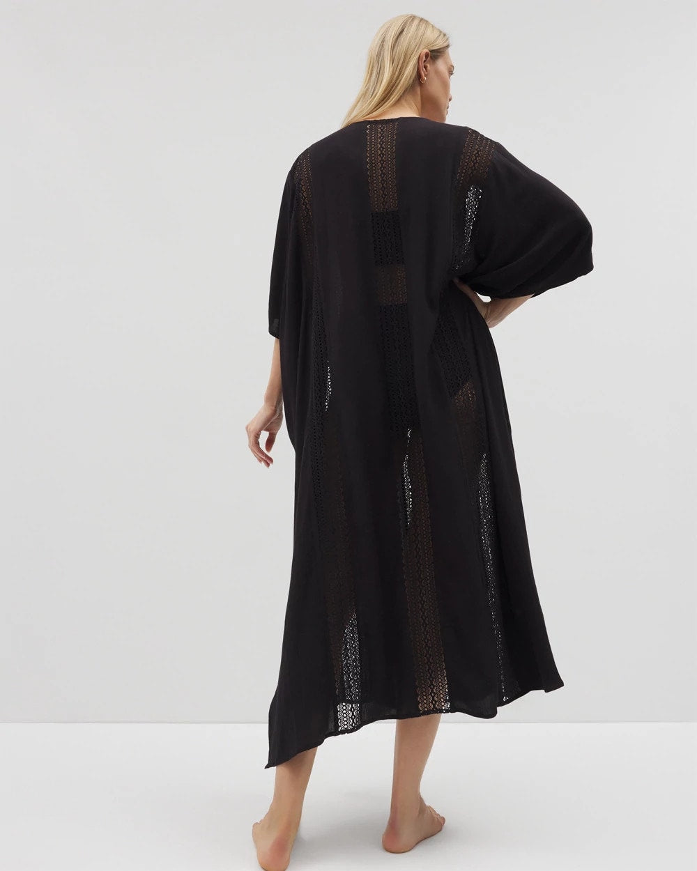 Caftan Cover-Up - BLACK | Soma for sale