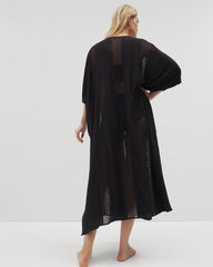 Caftan Cover-Up - BLACK | Soma for sale