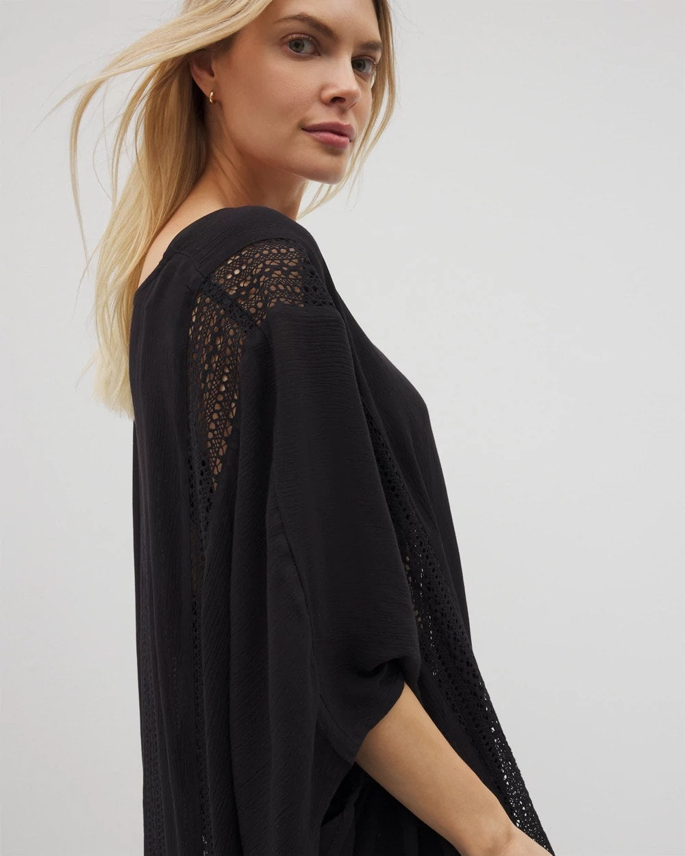 Caftan Cover-Up - BLACK | Soma for sale