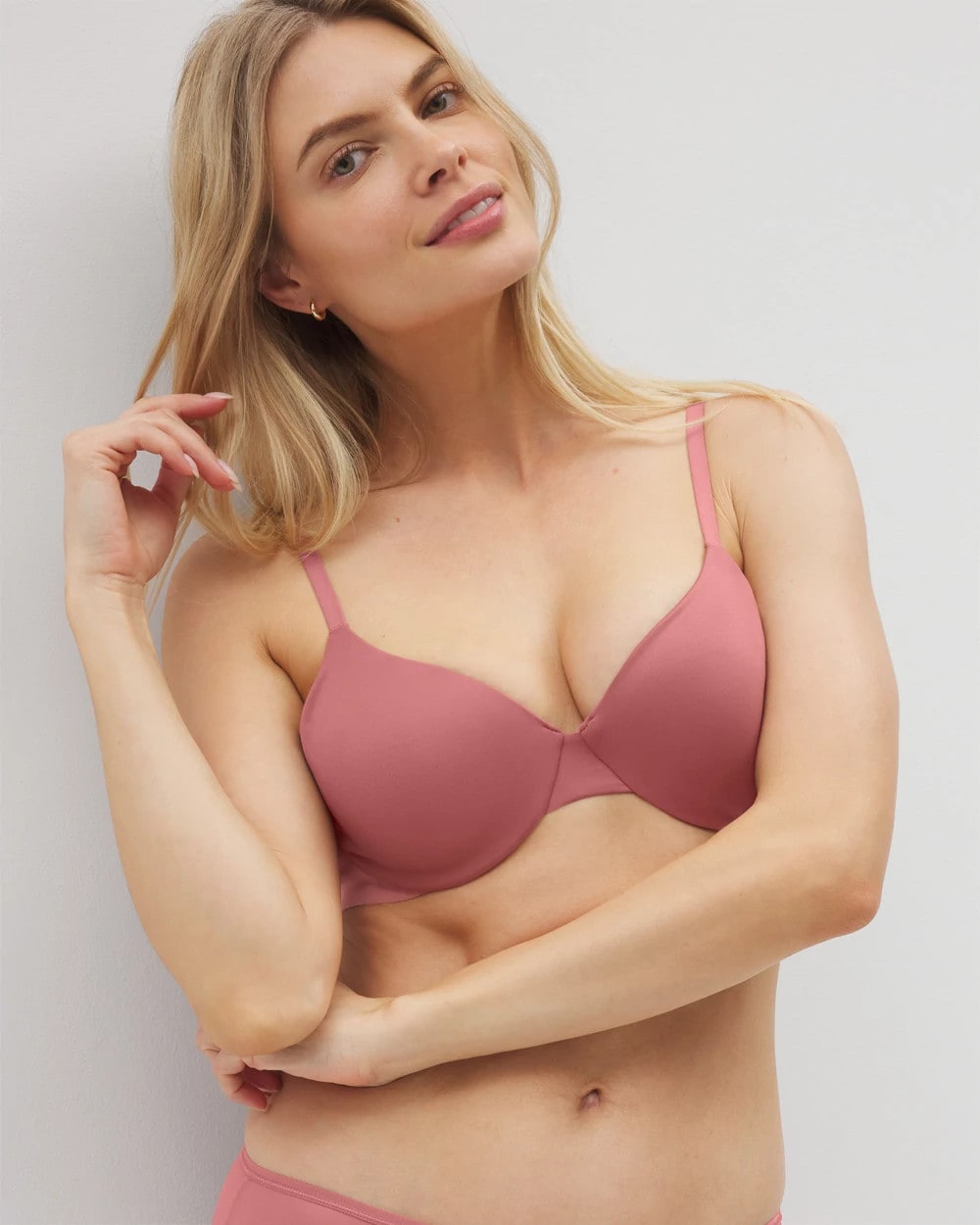 Unlined Perfect Coverage Bra - CLAY ROSE | Soma outlet