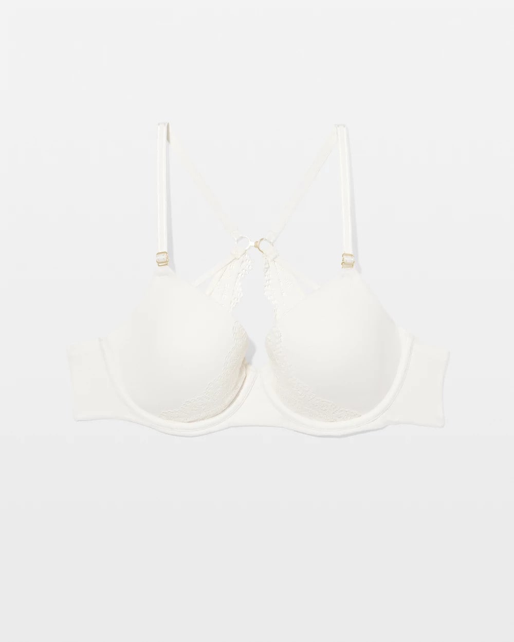 Perfect Coverage Convertible Bra with Lace back - IVORY | Soma near me