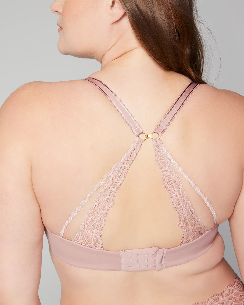 Perfect Coverage Convertible Bra with Lace back - ADOBE ROSE | Soma on sale
