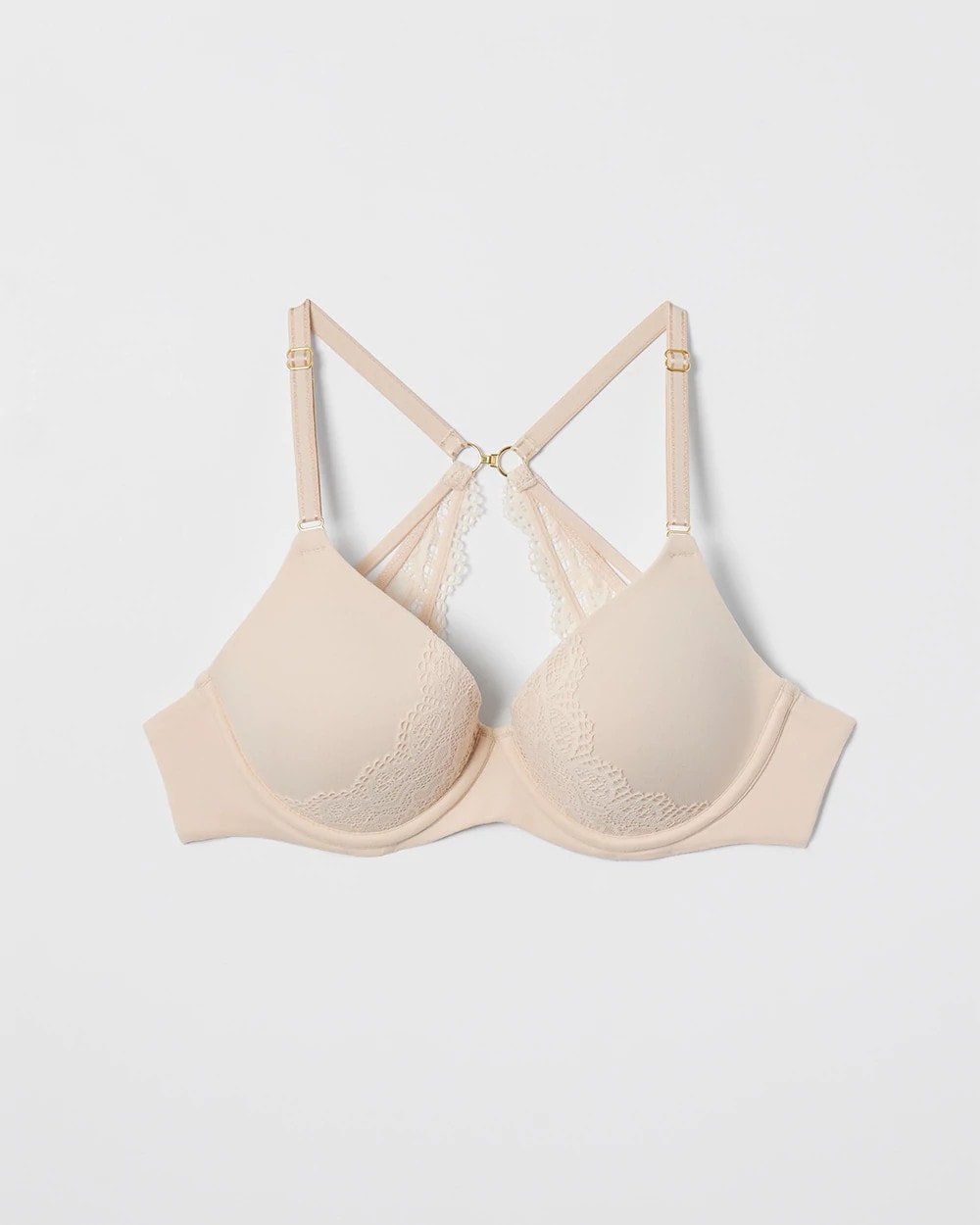 Perfect Coverage Convertible Bra with Lace back - PALE SAND | Soma sale