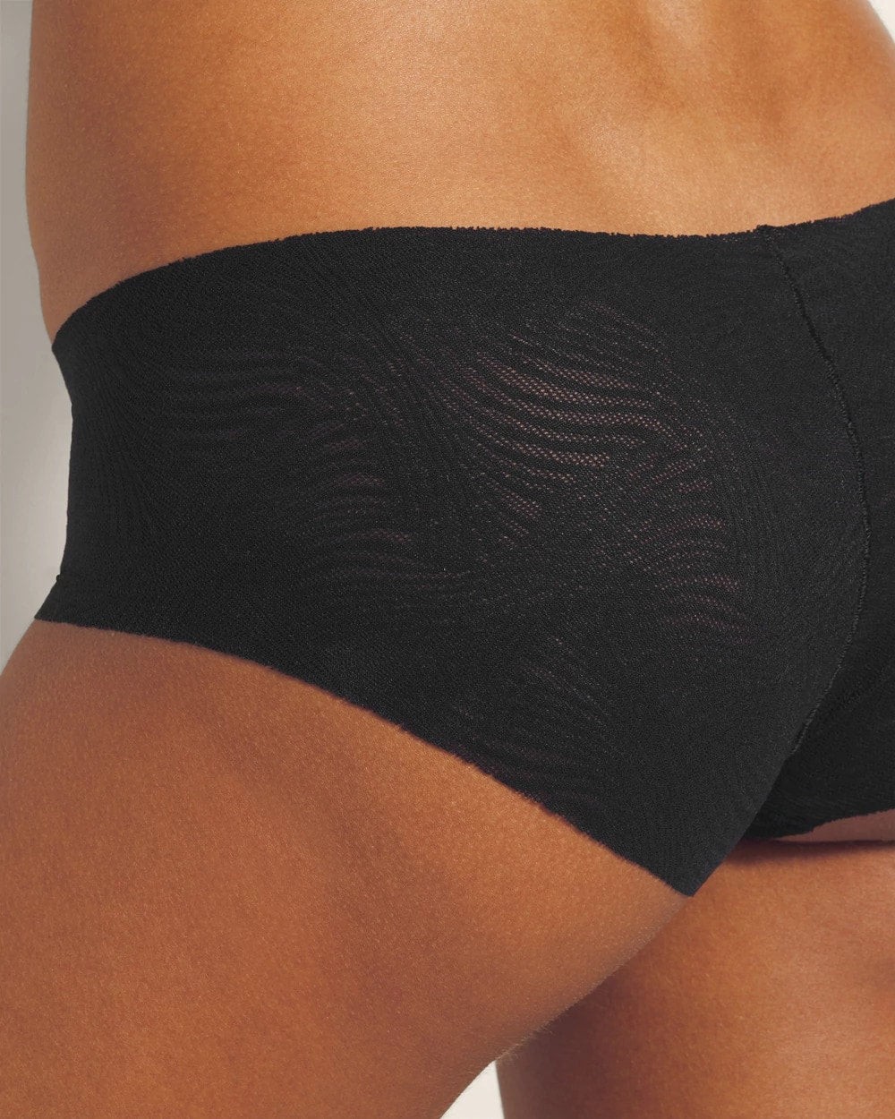 Hipster Panty with Lace - BLACK | Soma on sale